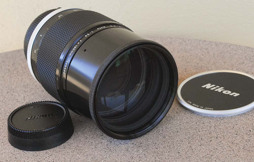 Nikon Nikkor 180mm f2.8 Ai'd Manual Focus Telephoto Portrait Lens film